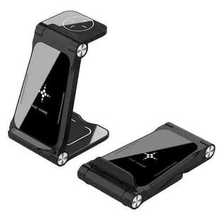 T8  QI Certified Fast Charging Station 3 in 1 Foldable Design Charging Dock