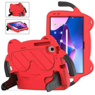 For Lenovo Tab M10 Plus TB-125 2022 Ice Baby EVA Shockproof Hard PC Tablet Case(Red+Black)