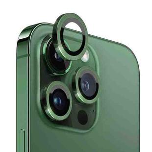 For iPhone 13 Pro / 13 Pro Max NORTHJO Camera Lens Protector Tempered Glass CD Vein Metal Ring Film(Green)