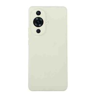 For Huawei Nova 11 Pro ENKAY Hat-Prince Liquid Silicone Shockproof Soft Phone Case(Beige)