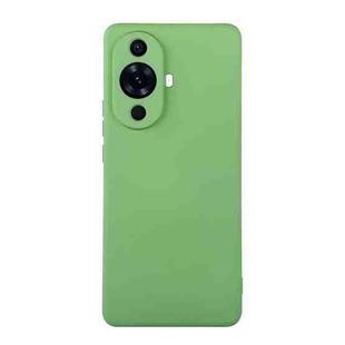 For Huawei Nova 11 Pro ENKAY Hat-Prince Liquid Silicone Shockproof Soft Phone Case(Light Green)