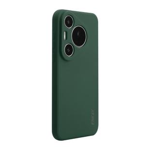 For Huawei Pura 70 Pro / 70 Pro+ ENKAY Hat-Prince Liquid Silicone Shockproof Protective Soft Case(Dark Green)