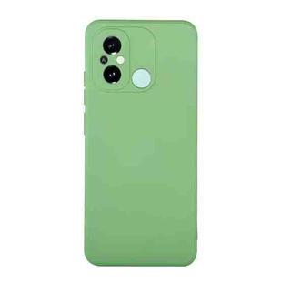 For Xiaomi Poco C55 / Redmi 12C ENKAY Hat-Prince Liquid Silicone Shockproof Soft Phone Case(Light Green)