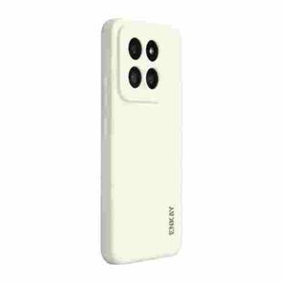 For Xiaomi 14 Pro ENKAY Hat-Prince Liquid Silicone Shockproof Soft Phone Case(Beige)