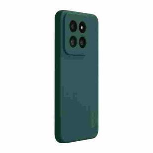 For Xiaomi 14 Pro ENKAY Hat-Prince Liquid Silicone Shockproof Soft Phone Case(Dark Green)