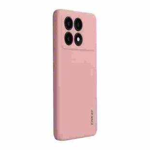 For Xiaomi Poco F6 Pro / Redmi K70 ENKAY Hat-Prince Liquid Silicone Shockproof Soft Phone Case(Pink)