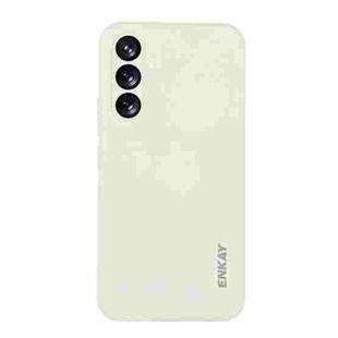 For Samsung Galaxy A56 5G ENKAY Hat-Prince Liquid Silicone Shockproof Soft Phone Case(Beige)