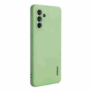 For Samsung Galaxy A36 5G ENKAY Hat-Prince Liquid Silicone Shockproof Soft Phone Case(Light Green)