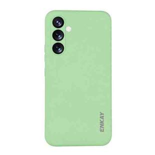For Samsung Galaxy A26 5G ENKAY Hat-Prince Liquid Silicone Shockproof Soft Phone Case(Light Green)