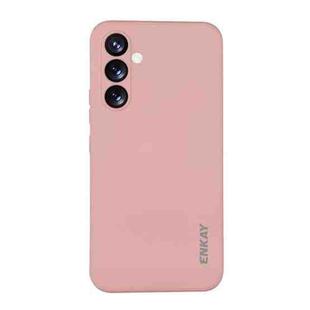 For Samsung Galaxy A26 5G ENKAY Hat-Prince Liquid Silicone Shockproof Soft Phone Case(Pink)