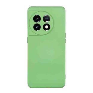 For OnePlus 11 ENKAY Hat-Prince Liquid Silicone Shockproof Soft Phone Case(Light Green)