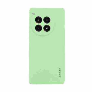 For OnePlus Ace 3 Pro ENKAY Liquid Silicone Soft Shockproof Phone Case(Light Green)