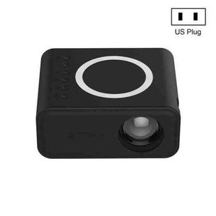 YT300 Home Multimedia Mini Remote Projector Support Mobile Phone(US Plug Black)