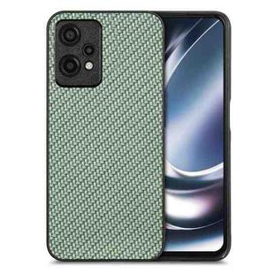 For OnePlus Nord CE 2 Lite 5G Carbon Fiber Texture Leather Back Cover Phone Case(Green)