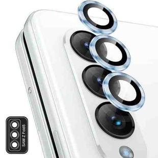 For Samsung Galaxy Z Fold5 / A25 5G ENKAY Hat-Prince 9H Rear Lens Aluminium Alloy Tempered Glass Film(Blue)