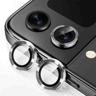 For Samsung Galaxy Z Flip5 ENKAY Hat-Prince 9H Rear Lens Aluminium Alloy Tempered Glass Film(Silver)