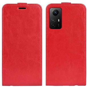 For Redmi Note 12S R64 Texture Single Vertical Flip Leather Phone Case(Red)