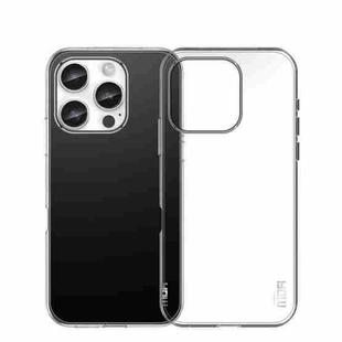 For iPhone 16 Pro Max MOFI Ming Series Ultra-thin TPU Phone Case(Transparent)