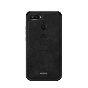 PINWUYO Shockproof Waterproof Full Coverage PC + TPU + Skin Protective Case for Xiaomi Redmi 6(Black)