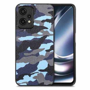 For Oneplus Nord CE 2 Lite 5G Camouflage Leather Back Cover Phone Case(Blue)