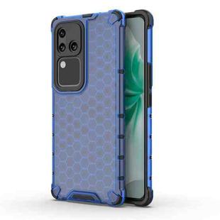For vivo S18 Shockproof Honeycomb Phone Case(Blue)