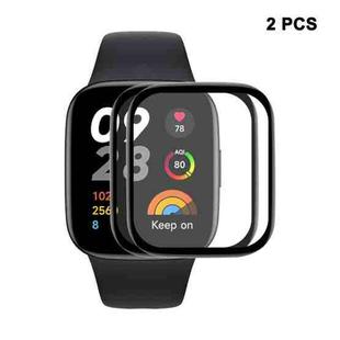 For Redmi Watch 3 Lite / Watch 3 Active 2pcs ENKAY 3D Full Coverage Soft PC Edge + PMMA HD Screen Protector Film