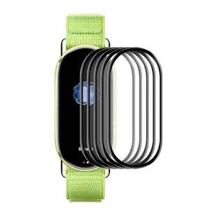 For Xiaomi Smart Band 10 5pcs ENKAY ENKAY 3D Full Coverage Soft PC Edge PMMA HD Screen Film