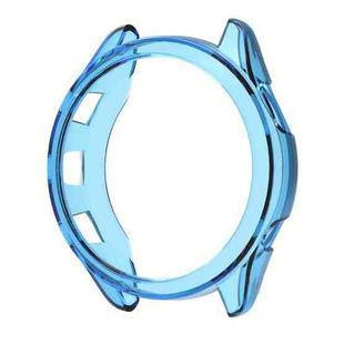 For Garmin Forerunner 965 ENKAY Hat-Prince Transparent TPU Frame Drop Protection Case(Blue)