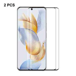 For Honor 90 2pcs ENKAY Hat-Prince Hot Bending Full Coverage Side Glue Tempered Glass Film