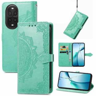For Huawei nova 13 Pro Mandala Flower Embossed Leather Phone Case(Green)