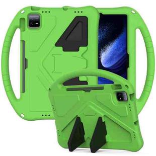 For Xiaomi Pad 6 Pro 2023 EVA Shockproof Tablet Case with Holder(Green)