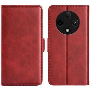 For OPPO A3 Pro 5G Dual-side Magnetic Buckle Horizontal Flip Leather Phone Case(Red)