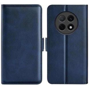 For OPPO F29 Pro 5G Dual-side Magnetic Buckle Horizontal Flip Leather Phone Case(Dark Blue)