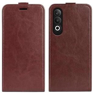 For OPPO K12 R64 Texture Single Vertical Flip Leather Phone Case(Brown)