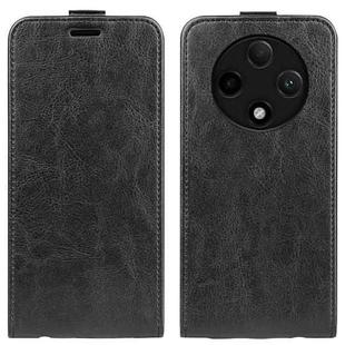 For OPPO A3 Pro 5G R64 Texture Single Vertical Flip Leather Phone Case(Black)