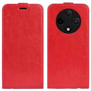 For OPPO A3 Pro 5G R64 Texture Single Vertical Flip Leather Phone Case(Red)