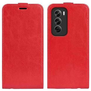 For OPPO Reno12 Pro 5G Global R64 Texture Single Vertical Flip Leather Phone Case(Red)