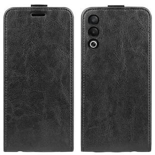 For OPPO A3 Pro Global R64 Texture Single Vertical Flip Leather Phone Case(Black)