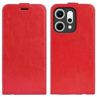 For OPPO Reno14 5G R64 Texture Single Vertical Flip Leather Phone Case(Red)