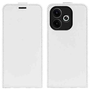 For OPPO A5 Pro Global 5G R64 Texture Single Vertical Flip Leather Phone Case(White)