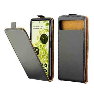 For Google Pixel 6 Vertical Flip Leather Phone Case with Card Slot(Black)
