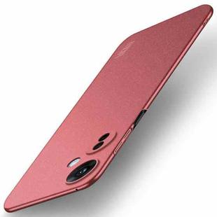 For OPPO K11X 5G MOFI Fandun Series Frosted PC Ultra-thin All-inclusive Phone Case(Red)