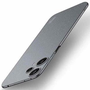 For Xiaomi Redmi Note 12 Turbo MOFI Fandun Series Frosted PC Ultra-thin All-inclusive Phone Case(Gray)