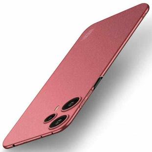 For Xiaomi Redmi Note 12 Turbo MOFI Fandun Series Frosted PC Ultra-thin All-inclusive Phone Case(Red)