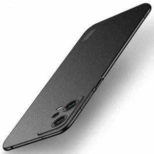 For Xiaomi Redmi Note 12 Global MOFI Fandun Series Frosted PC Ultra-thin All-inclusive Phone Case(Black)