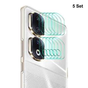 For Honor 90 Pro 5Sets ENKAY Hat-Prince 9H Rear Camera Lens Tempered Glass Film