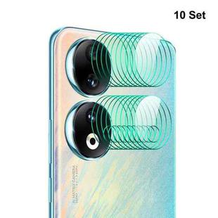 For Honor 90 10Sets ENKAY Hat-Prince 9H Rear Camera Lens Tempered Glass Film