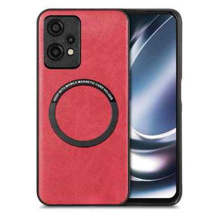 For Oneplus Nord CE 2 Lite 5G Solid Color Leather Skin Back Cover Phone Case(Red)