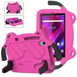 For Lenovo Tab M8 8506X 3rd Gen Ice Baby EVA Shockproof Hard PC Tablet Case(Rose Red+Black)