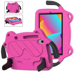 For TCL LE 2023 / Tab 8 2022 Ice Baby EVA Shockproof Hard PC Tablet Case(Rose Red+Black)